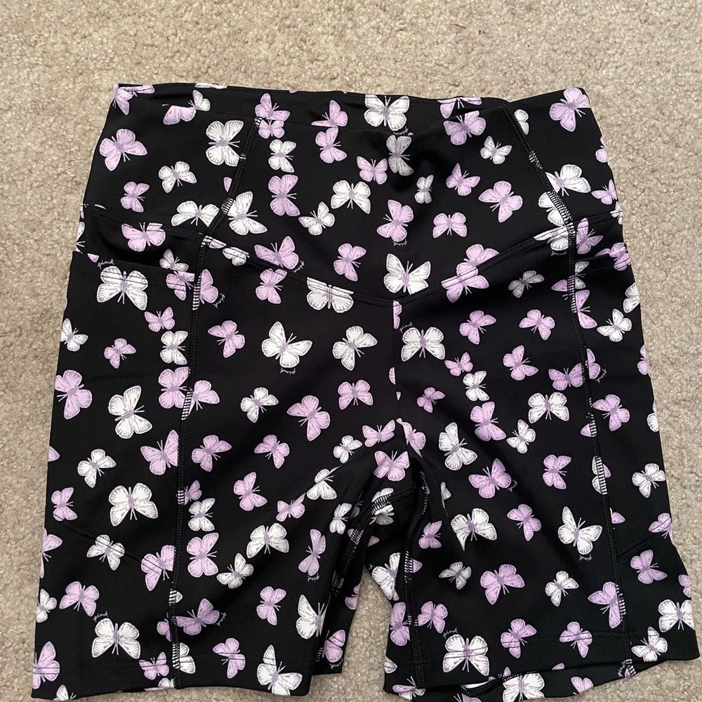 PINK biker shorts